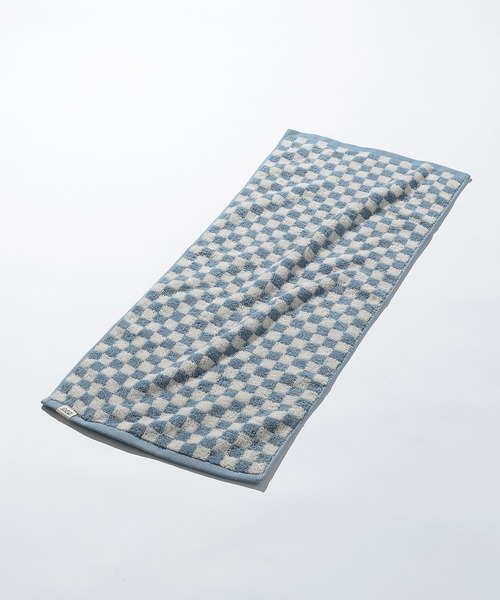 GEORGE'S（ジョージズ）の「チェッカーチェック フェイスタオル（タオル・レディース・スカイブルー/その他・FREE）」の2枚目の写真