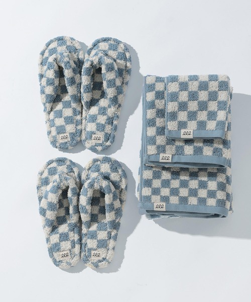 GEORGE'S（ジョージズ）の「チェッカーチェック フェイスタオル（タオル・レディース・スカイブルー/その他・FREE）」の4枚目の写真