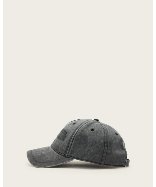 ALLSAINTS(オールセインツ)の「REDACT LOGO PRINT BASEBALL CAP | REDACT ロゴ プリント ベースボール キャップ(キャップ・メンズ・ブラック・ONE SIZE)」の4枚目の写真