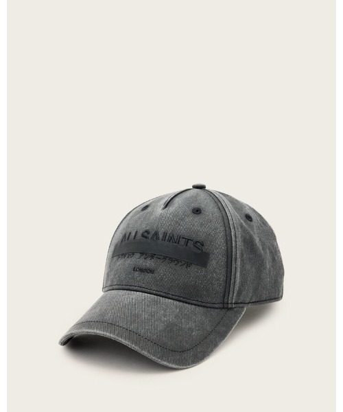 ALLSAINTS(オールセインツ)の「REDACT LOGO PRINT BASEBALL CAP | REDACT ロゴ プリント ベースボール キャップ(キャップ・メンズ・ブラック・ONE SIZE)」の7枚目の写真