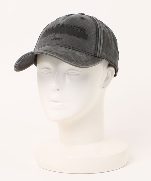 ALLSAINTS(オールセインツ)の「REDACT LOGO PRINT BASEBALL CAP | REDACT ロゴ プリント ベースボール キャップ(キャップ・メンズ・ブラック・ONE SIZE)」の8枚目の写真