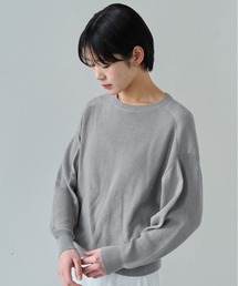 ＩＥＤＩＴ　編み地変化を楽しむ　綿１００％がうれしい　こなれハンサムデザインニット