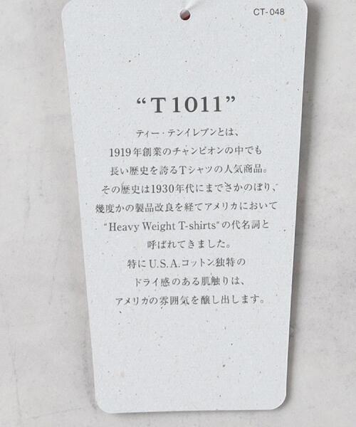 Champion(チャンピオン)の「Champion(チャンピオン)T1011プリントTシャツ(Tシャツ/カットソー・メンズ・グリーン・M/L/XL)」の13枚目の写真