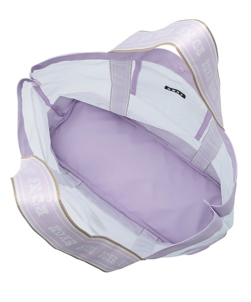 ROXY(ロキシー)の「WILD FLOWER MESH TOT/ロキシー撥水加工メッシュトートバッグ・ビーチバッグ(トートバッグ・レディース・パープル/ブラック・FREE)」の7枚目の写真