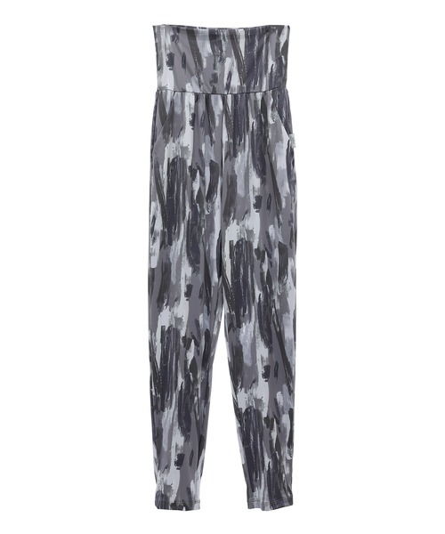 Julier Yoga and Relax（ジュリエヨガアンドリラックス）の「Julier Vertical brushプリントギャザーパンツ（その他パンツ・レディース・ブルー系その他/グレー×ホワイト/ホワイト×グレー・1/0）」の6枚目の写真