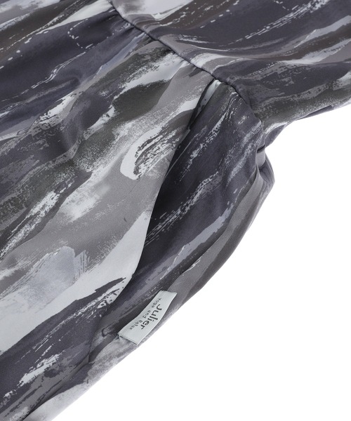 Julier Yoga and Relax（ジュリエヨガアンドリラックス）の「Julier Vertical brushプリントギャザーパンツ（その他パンツ・レディース・ブルー系その他/グレー×ホワイト/ホワイト×グレー・1/0）」の14枚目の写真