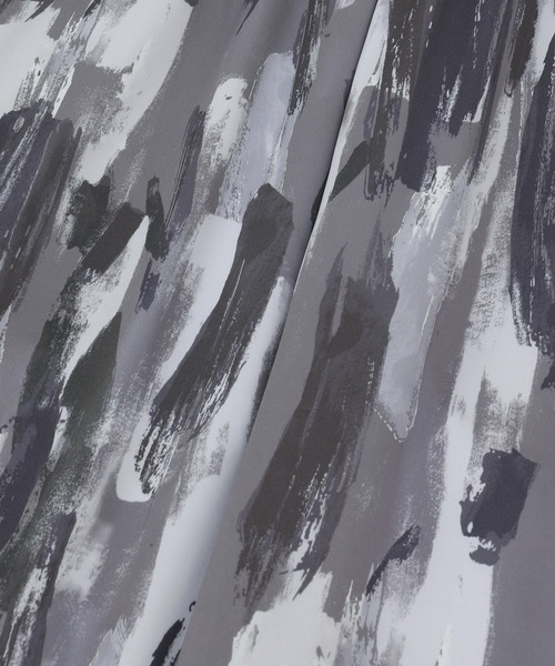 Julier Yoga and Relax（ジュリエヨガアンドリラックス）の「Julier Vertical brushプリントギャザーパンツ（その他パンツ・レディース・ブルー系その他/グレー×ホワイト/ホワイト×グレー・1/0）」の15枚目の写真