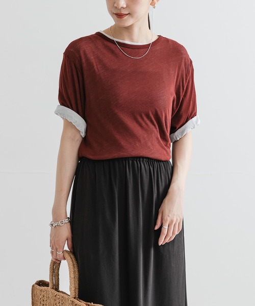 new basic　ドライツイストシアーTシャツ セール】new basic ドライツイストシアーTシャツ（Tシャツ