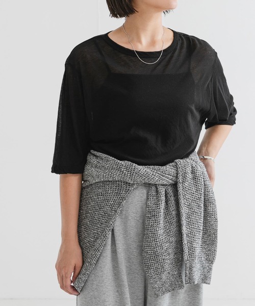 URBAN RESEARCH / アーバンリサーチ new basic　ドライツイストシアーTシャツ セール】new basic ドライツイストシアーTシャツ（Tシャツ