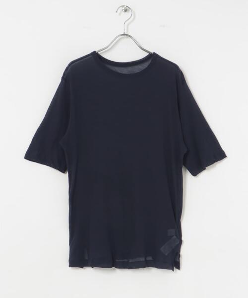 URBAN RESEARCH（アーバンリサーチ）の「new basic　ドライツイストシアーTシャツ（Tシャツ/カットソー・レディース・ブラック/ホワイト/ネイビー/バーガンディー/チャコールグレー・FREE）」の13枚目の写真