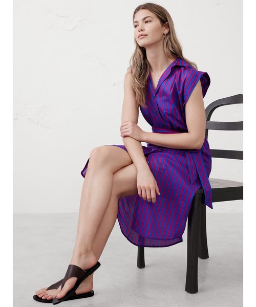 セール】BANANA REPUBLIC FACTORY STORE ボイルミディシャツ