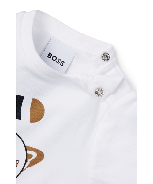 BOSS（ボス）の「ベビー ロングスリーブTシャツ レッサーパンダデザイン（Tシャツ/カットソー・キッズ・ホワイト・60/71/67/74/81）」の4枚目の写真