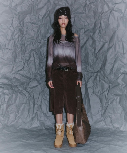 DTYYPE(ドタイプ)の「8ホールムートンブーツ(ブーツ・レディース・カーキ/ブラウン・LARGE/MEDIUM/SMALL/X-LARGE)」の9枚目の写真