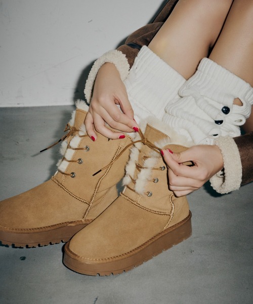 DTYYPE(ドタイプ)の「8ホールムートンブーツ(ブーツ・レディース・カーキ/ブラウン・LARGE/MEDIUM/SMALL/X-LARGE)」の15枚目の写真