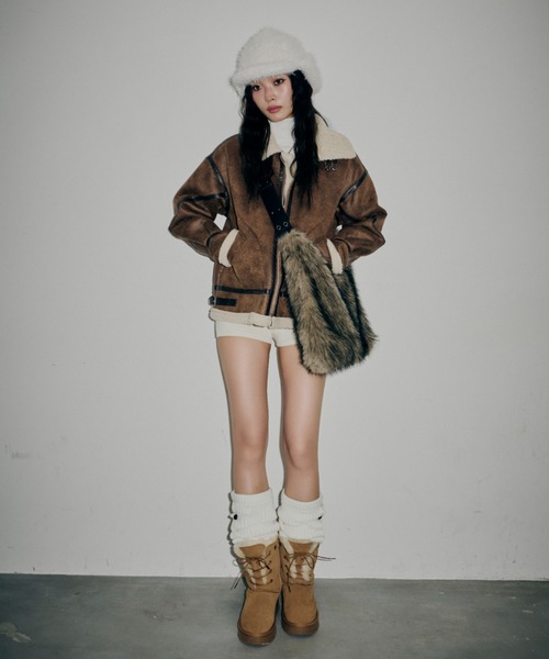 DTYYPE(ドタイプ)の「8ホールムートンブーツ(ブーツ・レディース・カーキ/ブラウン・LARGE/MEDIUM/SMALL/X-LARGE)」の22枚目の写真