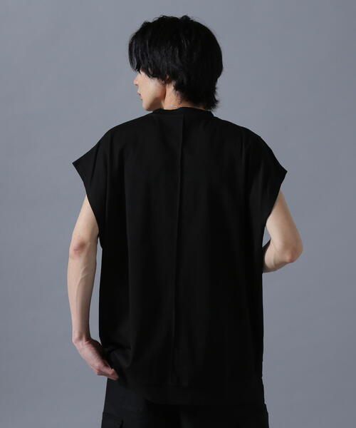 DANKE SCHON（ダンケシェーン）の「DankeSchon/ダンケシェーン/SEAM CUT NS（Tシャツ/カットソー・レディース・ホワイト/ブラック・M/L）」の15枚目の写真