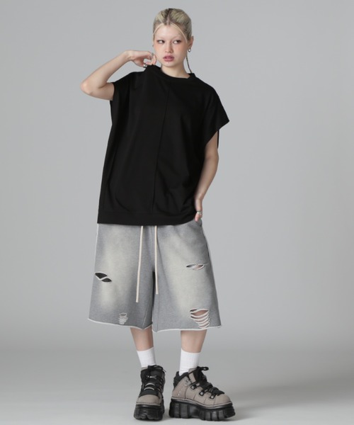 tシャツ DankeSchon/ダンケシェーン/SEAM CUT NS レディース メンズ DankeSchon/ダンケシェーン/SEAM CUT NS（Tシャツ/カットソー