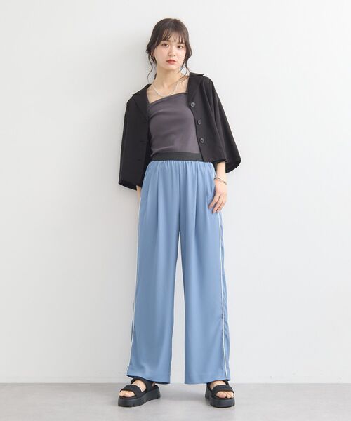 earth music&ecology(アースミュージックアンドエコロジー)の「リラックスシャツジャケット(シャツ/ブラウス・レディース・ブラック/ベージュ/モカ・FREE)」の20枚目の写真