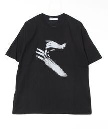 /HANDプリントオーバーサイズTシャツ