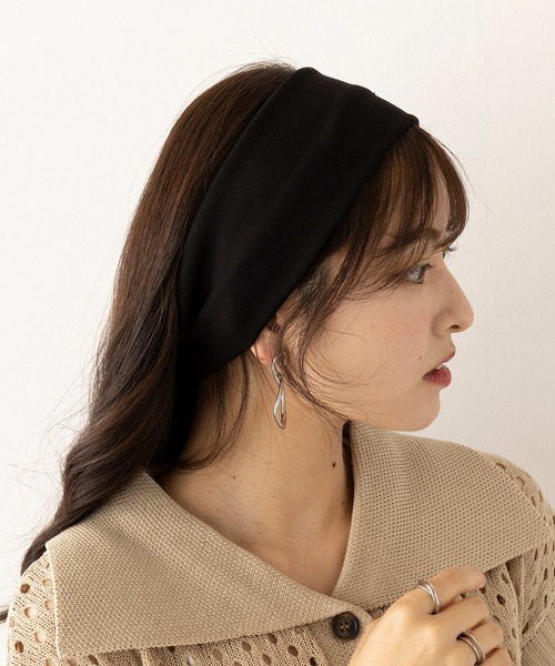 La Maison de Lyllis（メゾンドリリス）の「【La Maison de Lyllis】ヘアバンド HAIRBAND 2251036（ヘアバンド・レディース・ブラック/ピンク/ホワイト/イエロー・FREE）」の8枚目の写真