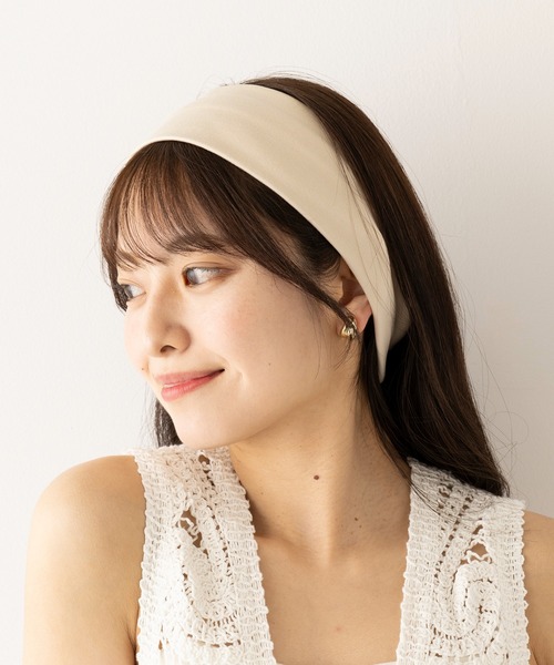 La Maison de Lyllis（メゾンドリリス）の「【La Maison de Lyllis】ヘアバンド HAIRBAND 2251036（ヘアバンド・レディース・ブラック/ピンク/ホワイト/イエロー・FREE）」の13枚目の写真