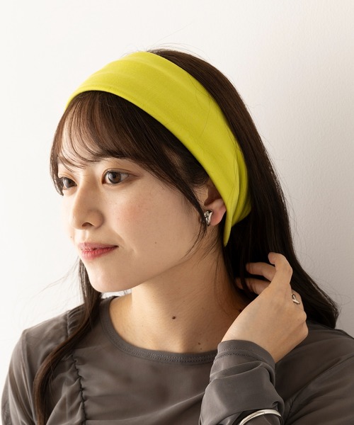 La Maison de Lyllis（メゾンドリリス）の「【La Maison de Lyllis】ヘアバンド HAIRBAND 2251036（ヘアバンド・レディース・ブラック/ピンク/ホワイト/イエロー・FREE）」の19枚目の写真