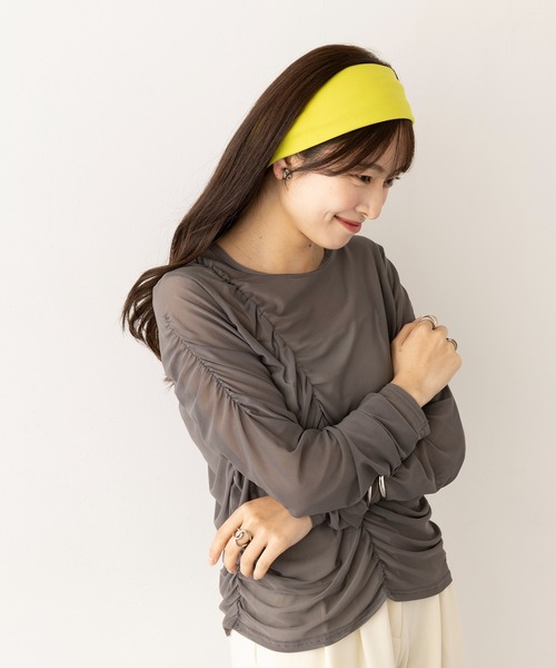 La Maison de Lyllis（メゾンドリリス）の「【La Maison de Lyllis】ヘアバンド HAIRBAND 2251036（ヘアバンド・レディース・ブラック/ピンク/ホワイト/イエロー・FREE）」の22枚目の写真