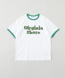 WOKE EDGE / ウォークエッジ VIRGINIA SHORE RINGER TEE