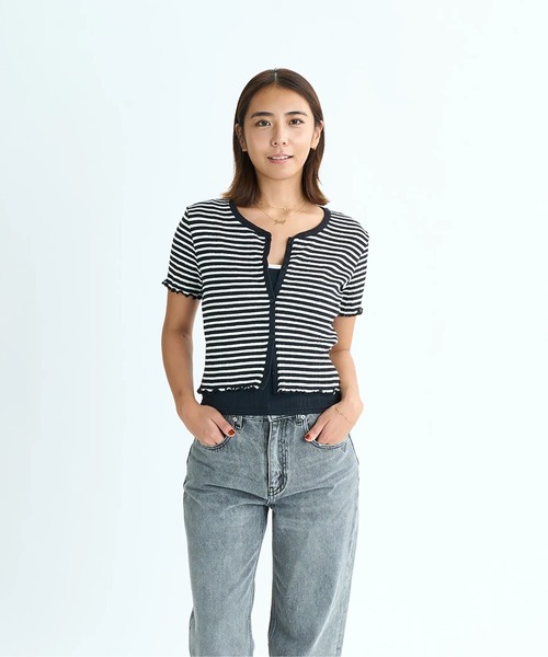 tシャツ MIXTURE SET /ロキシーキャミソール・カーディガン2点セットアンサンブル レディース セール】MIXTURE SET /ロキシーキャミソール・カーディガン2点