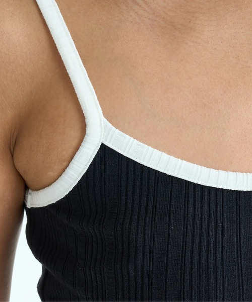 ROXY（ロキシー）の「MIXTURE SET /ロキシーキャミソール・カーディガン2点セットアンサンブル（カーディガン/ボレロ・レディース・ホワイト/ベージュ/パープル・MEDIUM/LARGE/SMALL）」の6枚目の写真