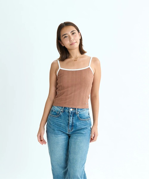 ROXY（ロキシー）の「MIXTURE SET /ロキシーキャミソール・カーディガン2点セットアンサンブル（カーディガン/ボレロ・レディース・ホワイト/ベージュ/パープル・MEDIUM/LARGE/SMALL）」の19枚目の写真