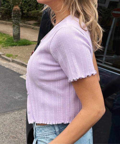 ROXY（ロキシー）の「MIXTURE SET /ロキシーキャミソール・カーディガン2点セットアンサンブル（カーディガン/ボレロ・レディース・ホワイト/ベージュ/パープル・MEDIUM/LARGE/SMALL）」の21枚目の写真