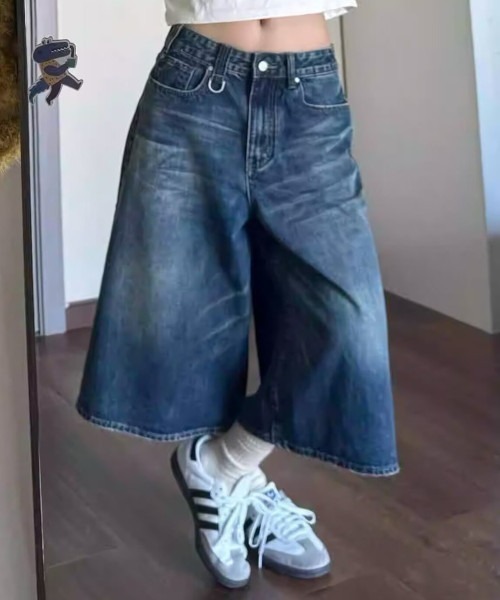 ❗️((.:＊・゜うーずまかっぱ☆。.:＊))❗️ デニムワイドパンツ 5860721005.jpg