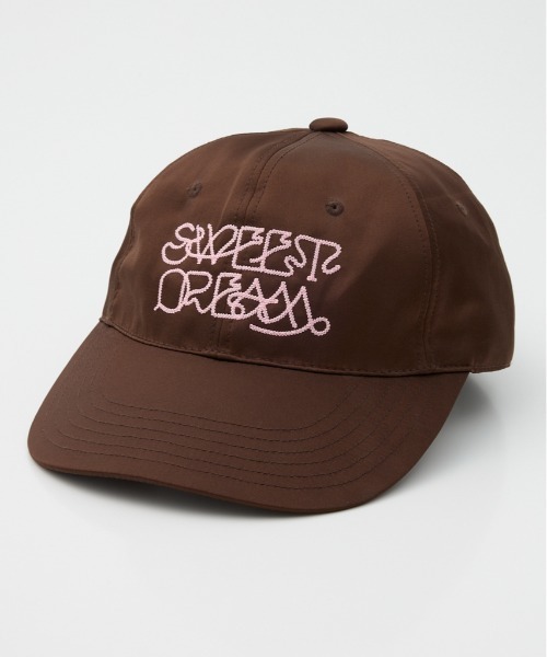 セール】FRONT LOGO SATIN CAP フロント ロゴ サテン キャップ