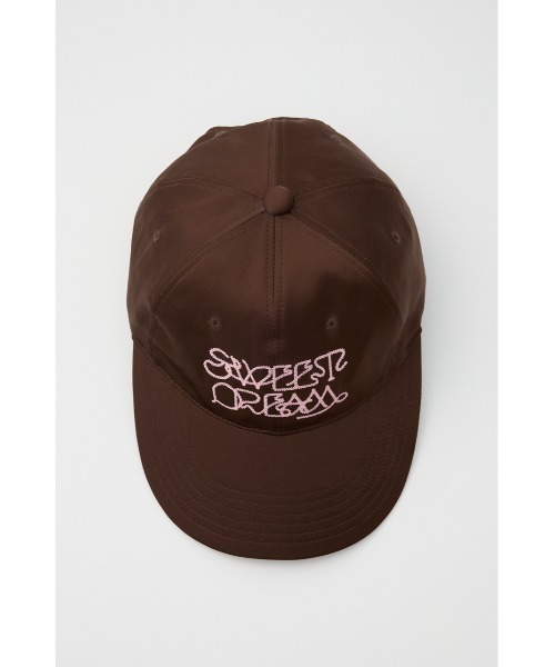 SLY(スライ)の「FRONT LOGO SATIN CAP フロント ロゴ サテン キャップ(キャップ・レディース・ネイビー/ブラウン・FREE)」の16枚目の写真