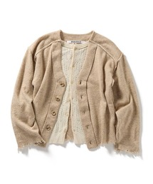 PERVERZE（パーバーズ）の「Lambs-wool Layered Knit Cardigan（ニット