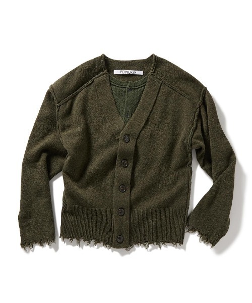perverze パーバーズ Fit Body Arm Crash Knit perverze パーバーズ Fit Body Arm Crash Knit