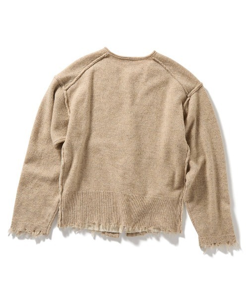 PERVERZE パーバーズ ニット セーター ブラウン系 F レディース PERVERZE（パーバーズ）の「Lambs-wool Layered Knit Cardigan（ニット