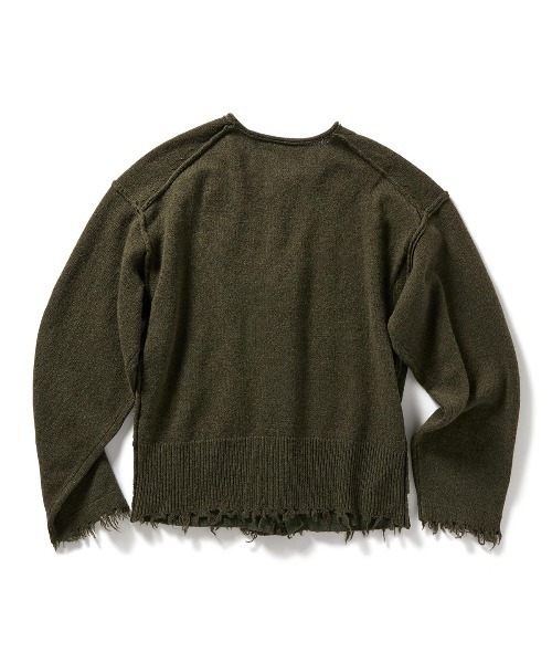 PERVERZE（パーバーズ）の「Lambs-wool Layered Knit Cardigan（ニット