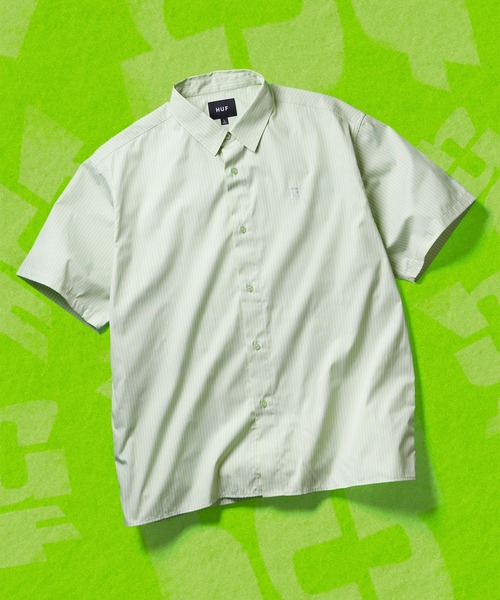 MEGABLAST STRIPE SHIRT / HUF シャツ 半袖シャツ（シャツ