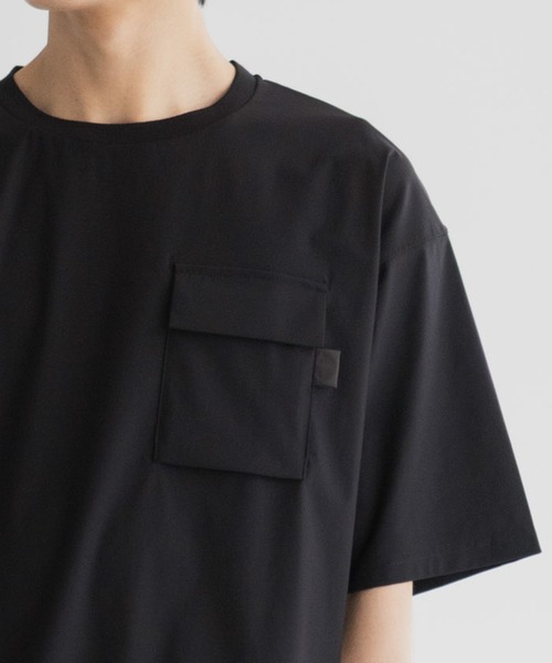 NAVY(ネイビー)の「NAVY 極冷Tシャツ【接触冷感 ドライ UVカット】(Tシャツ/カットソー・メンズ・ブラック/グレー/ネイビー・S/M/L/XL)」の12枚目の写真