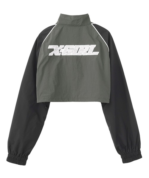 X-girl(エックスガール)の「3WAY TRACK JACKET(ナイロンジャケット・レディース・ブラック/ブラウン/ネイビー・S/M)」の6枚目の写真