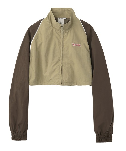 X-girl エックスガール 3WAY BICOLOR JACKET X-girl（エックスガール）の「3WAY BICOLOR JACKET（ナイロン