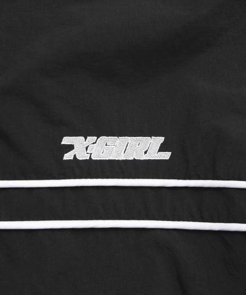 X-girl(エックスガール)の「3WAY TRACK JACKET(ナイロンジャケット・レディース・ブラック/ブラウン/ネイビー・S/M)」の17枚目の写真