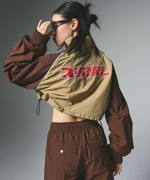 セール】3WAY TRACK JACKET（ナイロンジャケット）｜X-girl（エックス