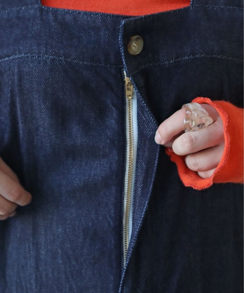 ビュルデサボン オーバーオール サロペット bulle de savon（ビュルデサボン）の「7.7oz denim サロペット