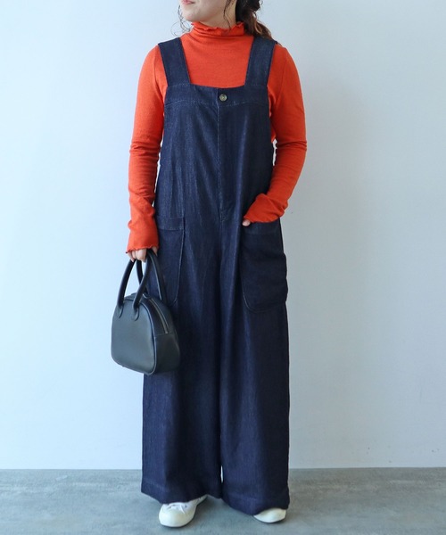 ビュルデサボン オーバーオール サロペット bulle de savon（ビュルデサボン）の「7.7oz denim サロペット