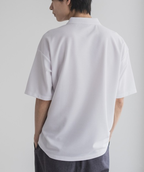 URBAN COLLECTION(アーバンコレクション)の「URBANCOLLECTION カノコ切替えポロシャツ(ポロシャツ・メンズ・ブラック系1/ブラック系2/ホワイト系1/ホワイト系2・S/M/L/XL)」の10枚目の写真