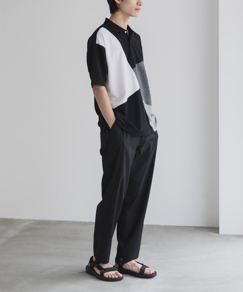 URBAN COLLECTION(アーバンコレクション)の「URBANCOLLECTION カノコ切替えポロシャツ(ポロシャツ・メンズ・ブラック系1/ブラック系2/ホワイト系1/ホワイト系2・S/M/L/XL)」の17枚目の写真