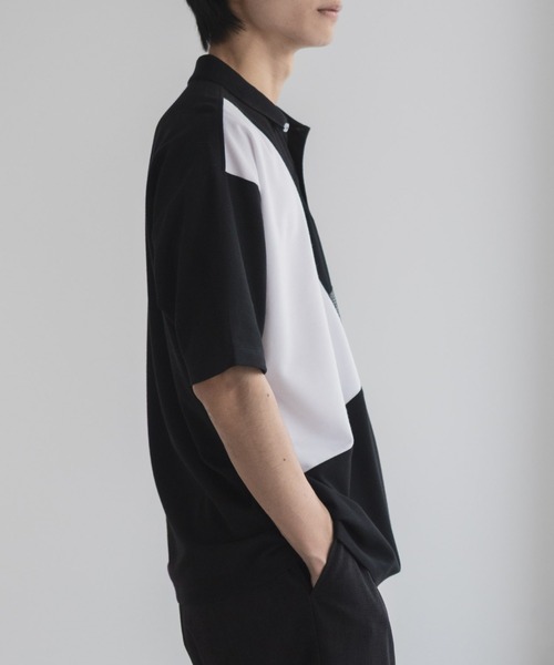 URBAN COLLECTION(アーバンコレクション)の「URBANCOLLECTION カノコ切替えポロシャツ(ポロシャツ・メンズ・ブラック系1/ブラック系2/ホワイト系1/ホワイト系2・S/M/L/XL)」の20枚目の写真